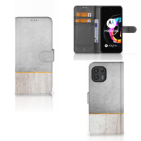 Motorola Edge 20 Lite | Book Style Case | Wood Concrete - thumbnail