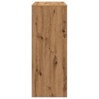 Bartafel met rekken 90x40x103,5 cm hout artisanaal eikenkleurig - thumbnail