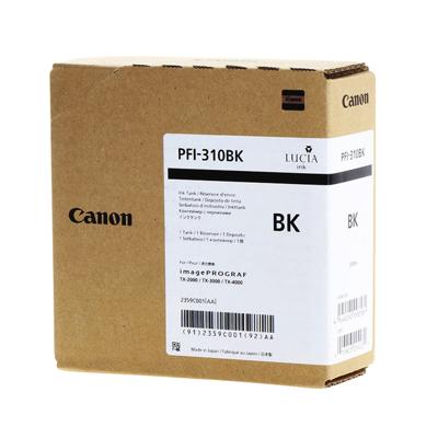 Canon Inktcartridge PFI-310 BK Origineel Zwart 2359 C 001 Inkt