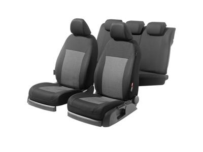 ULTIMATE SPEED Autostoelhoezen set (Zwart/grijs)