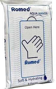 Romed Washandjes vochtig 8 Stuks