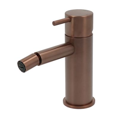 Bidetmengkraan Hotbath Cobber Geborsteld Koper PVD (excl. Waste)