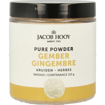 Jacob Hooy Pure Powder Gember 115gr Jacob Hooy Pure Powder Gember 115gr