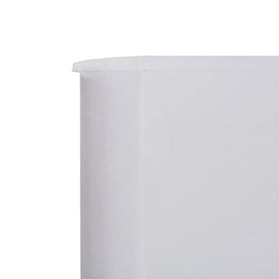 VidaXL Windscherm 3-panelen 400x120 cm stof wit