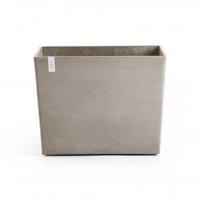 Ecopots Plantenbak Paris op Wielen Taupe 85cm - thumbnail