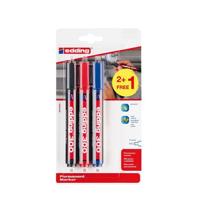 Viltstift edding 300 rond 1.5-3mm 2+1 assorti | 10 stuks - thumbnail