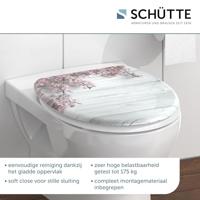 SCHÜTTE toiletbril met soft-close flowers & wood - thumbnail