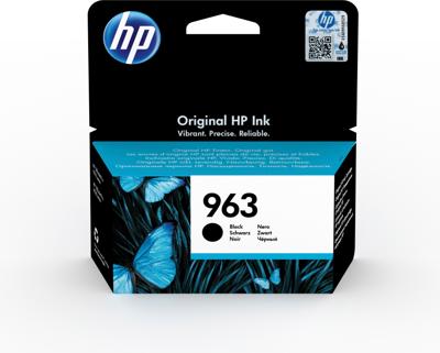 HP inktcartridge 963, 1.000 pagina's, OEM 3JA26AE, zwart