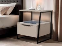 Nachtkastje PALPA 1 deur kasjmier - thumbnail