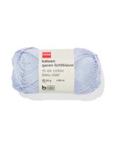 HEMA Katoen garen lichtblauw 50gram 105meter - thumbnail