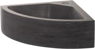 Ben Hoekfontein 1 kraangat 30x30x10 cm Hardstenen Zwart