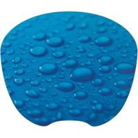 Q-CONNECT Muismat antislip regendruppels blauw - thumbnail