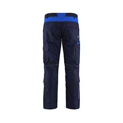 Blaklader 144818328985C46 industriële stretch werkbroek met kniezakken marineblauw/korenbloemen, maat C46
