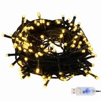 Kerstbal Set met 150 LED 61 pcs Wit Kunststof - thumbnail