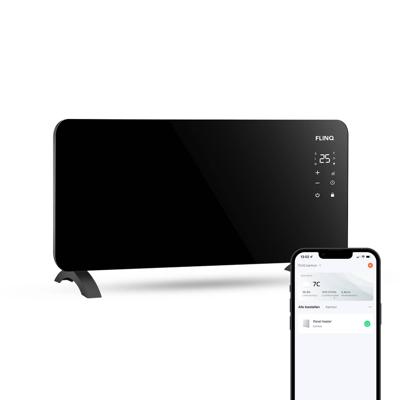 FlinQ Slimme Paneel Verwarmer Zwart