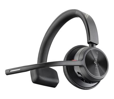 HP Poly Voyager 4310 MS Teams Headset On Ear headset Bluetooth Mono Zwart Volumeregeling Computer