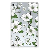 Lenovo Tab M10 Plus (3e generatie) | Siliconen hoesje | Dogwood Flowers - thumbnail