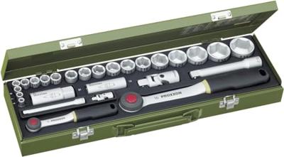 PROXXON dopsleutel set socket wrench set 1/2"+1/4" (27 pcs.) - thumbnail