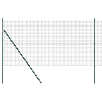 VidaXL Afrasteringspaal groen 25 x 1,2 m (19 x 19 mm gaas)