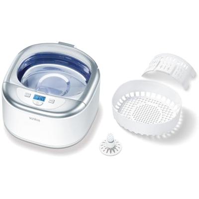 Ultrasoonreiniger 550 ml Sanitas 609.10 Vermogensverbruik (max.) 50 W Materiaal (behuizing) Kunststof