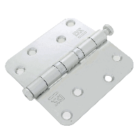 Dulimex Kogellagerscharnier ronde hoeken 89X89 mm verzinkt - thumbnail
