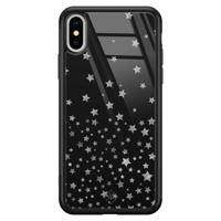 iPhone XS Max glazen hardcase - Falling stars - thumbnail