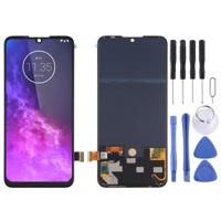 LCD-scherm en Digitizer Full Assembly voor Motorola One Zoom (Zwart) - thumbnail