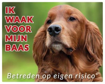 Ierse Terrier Waakbord Ierse Terrier Waakbord