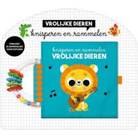 Knisperboek met bijtring. Vrolijke diere - thumbnail