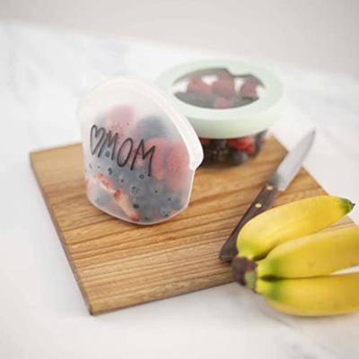 Food Huggers Herbruikbare bewaarzak - 900ml - clear - thumbnail