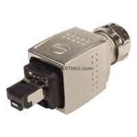 HARTING 09352260401 Sensor/actuator dataconnector Aantal polen (sensoren): 4P4C Stekker, recht 1 stuk(s) - thumbnail