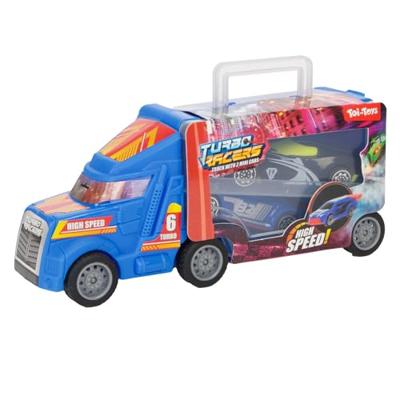 Toi Toys Vrachtwagen met 2 raceauto&apos;s