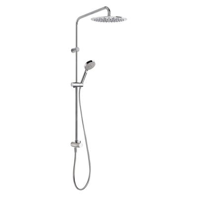 Tres ECO glijstang set met regendouche 96 cm rond chroom