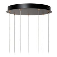 Lucide BERLIANE - Hanglamp - Ø 39 cm - LED Dimb. - 7x4W 2700K - Met vervangbare LED-module - Transparant | Essential - thumbnail