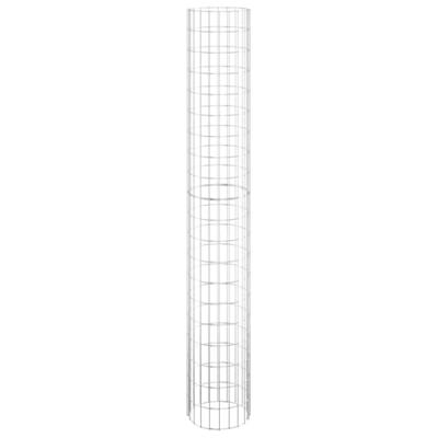 VidaXL Gabion paal rond ø30x200 cm gegalvaniseerd staal VidaXL Gabion paal rond ø30x200 cm gegalvaniseerd staal