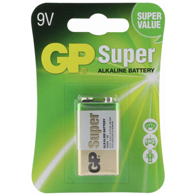 GP super alkaline 9 volt 6lr61 1604a 3012425 GP super alkaline 9 volt 6lr61 1604a 3012425