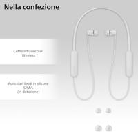 Sony WI-C100 In-ear Draadloos Wit - thumbnail