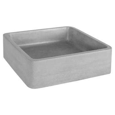 Waskom Differnz Marba Vierkant 40x40x12 cm Beton Licht Differnz Waskom Differnz Marba Vierkant 40x40x12 cm Beton Licht Differnz
