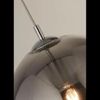 Searchlight HanglampBalls Ø 35cm chroom met smoke glas - 1635SM - thumbnail