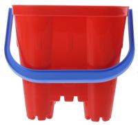 écoiffier emmer zandkasteel rood 19 x 19 x 21 cm - thumbnail