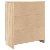 Dressoir met lade 71x35x84 cm spaanplaat sonoma eikenkleurig - thumbnail