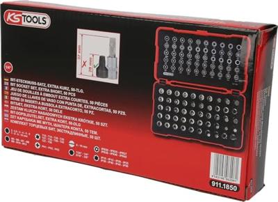 KS TOOLS bitsatz bits socket set 1/4" short 50pcs. KS TOOLS bitsatz bits socket set 1/4" short 50pcs.