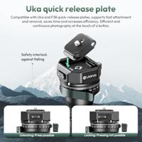 Ulanzi GlideGo JJ05 Photo Tripod Carbon met kantelbare arm - thumbnail