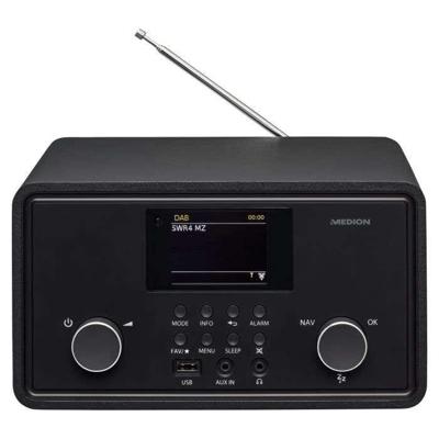 Internetradio - MEDION - DAB - Bluetooth - 2x10W RMS - Zwart