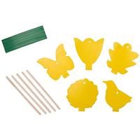 Gardigo 668005 Kleefplaatje voor insecten Plakfolie (b x h) 8.3 cm x 21.5 cm Geel 5 stuk(s) - thumbnail
