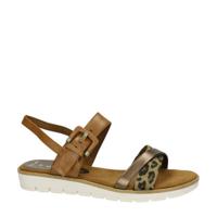 Marco Tozzi sandalen cognac/panterprint - thumbnail