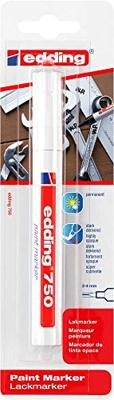Edding Lackmarker 4-750-1-3049 Lakmarker Wit 2 mm, 4 mm