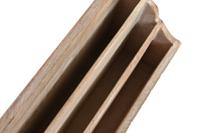 Multi-Functionele Organiser DKD Home Decor Wit Natuurlijk Mangohout 32 x 13 x 21 cm 33 x 12 x 21 cm Lakens (12 Stuks) - thumbnail