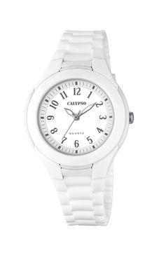 Horlogeband Calypso K5700-1 Rubber Wit 13mm