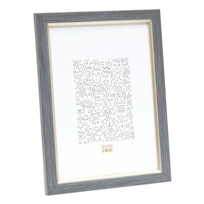 Deknudt Kader in grijze schilderlook met passend biesje 10x15 S46AF7 Deknudt Kader in grijze schilderlook met passend biesje 10x15 S46AF7